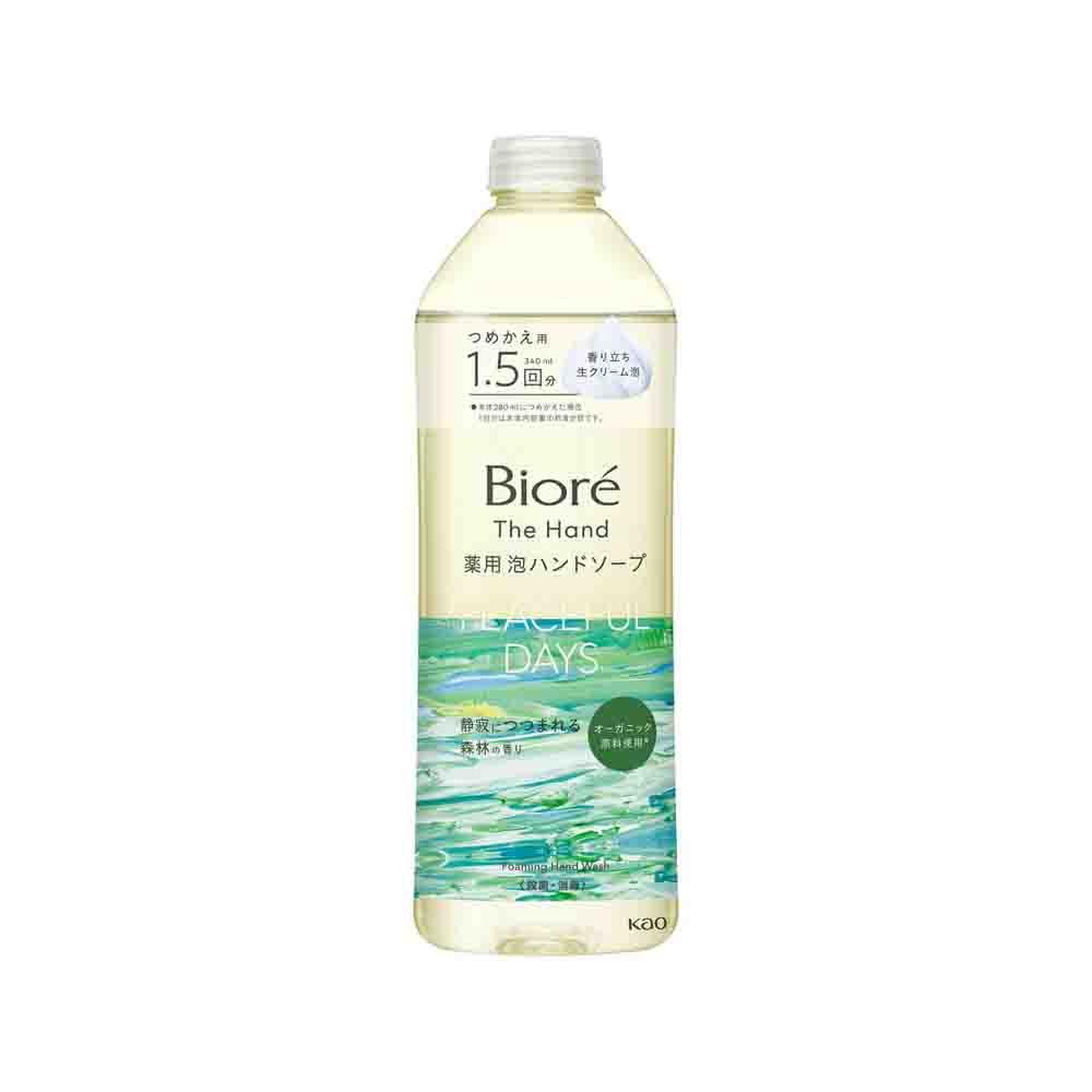 【医薬部外品】花王 ビオレ ザハンド 薬用泡ハンドソープ 森林の香り つめかえ用 340mlのサムネイル