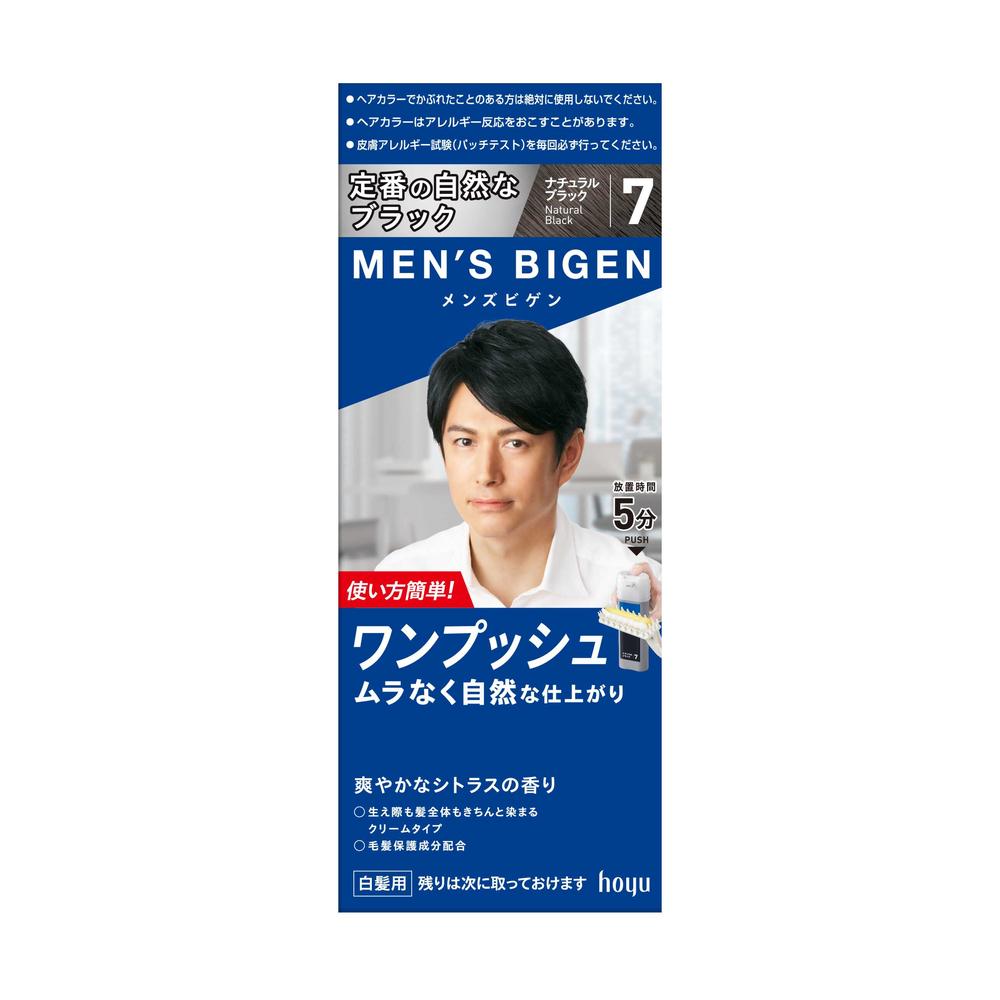 【医薬部外品】メンズビゲン ワンプッシュ7 ナチュラルブラック 40g 40g