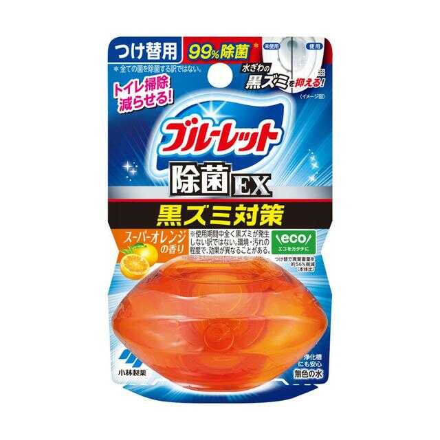 小林製薬 液体ブルーレットおくだけ除菌EXつけ替用 スーパーオレンジ 67ml 【3個セット】