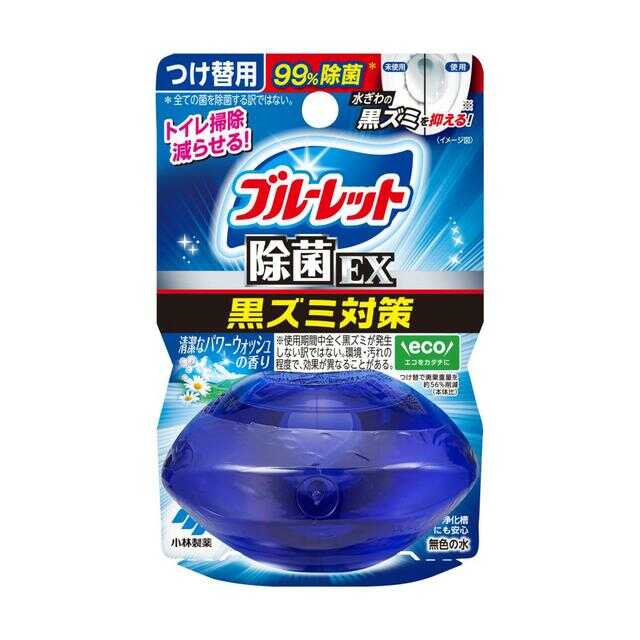 小林製薬 液体ブルーレットおくだけ除菌EXつけ替用 パワーウォッシュ 67ml 【3個セット】