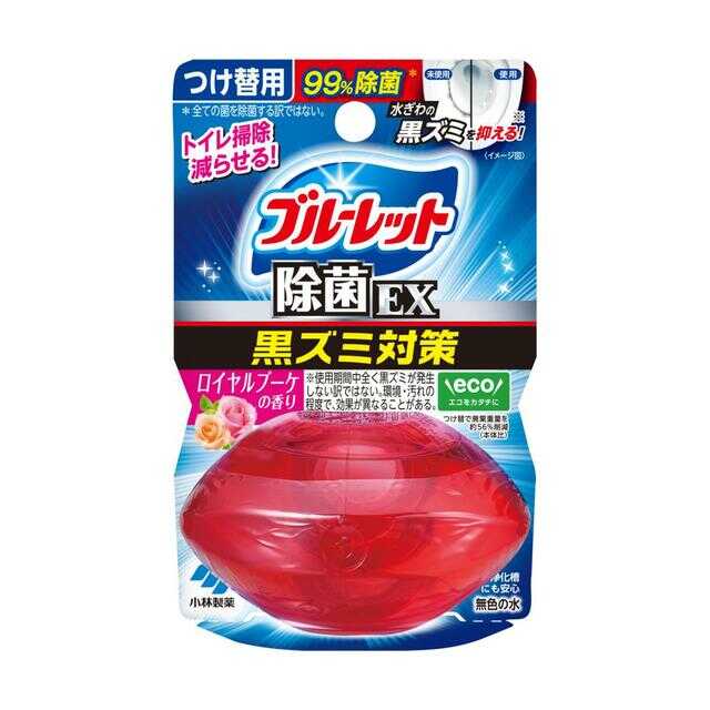 小林製薬 液体ブルーレットおくだけ除菌EXつけ替用 ロイヤルブーケ 67ml 【3個セット】