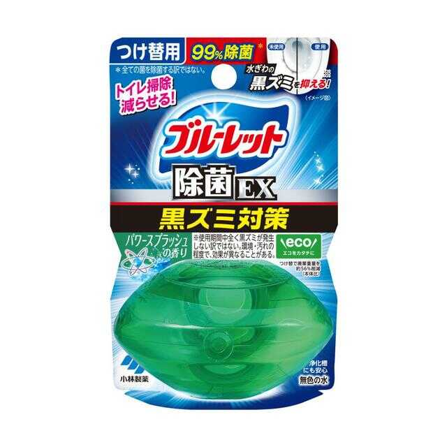 小林製薬 液体ブルーレットおくだけ除菌EXつけ替用 パワースプラッシュ 67ml 【3個セット】