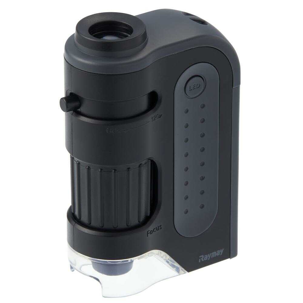 レイメイ藤井 ハンディ顕微鏡ZOOM ブラック 1個入