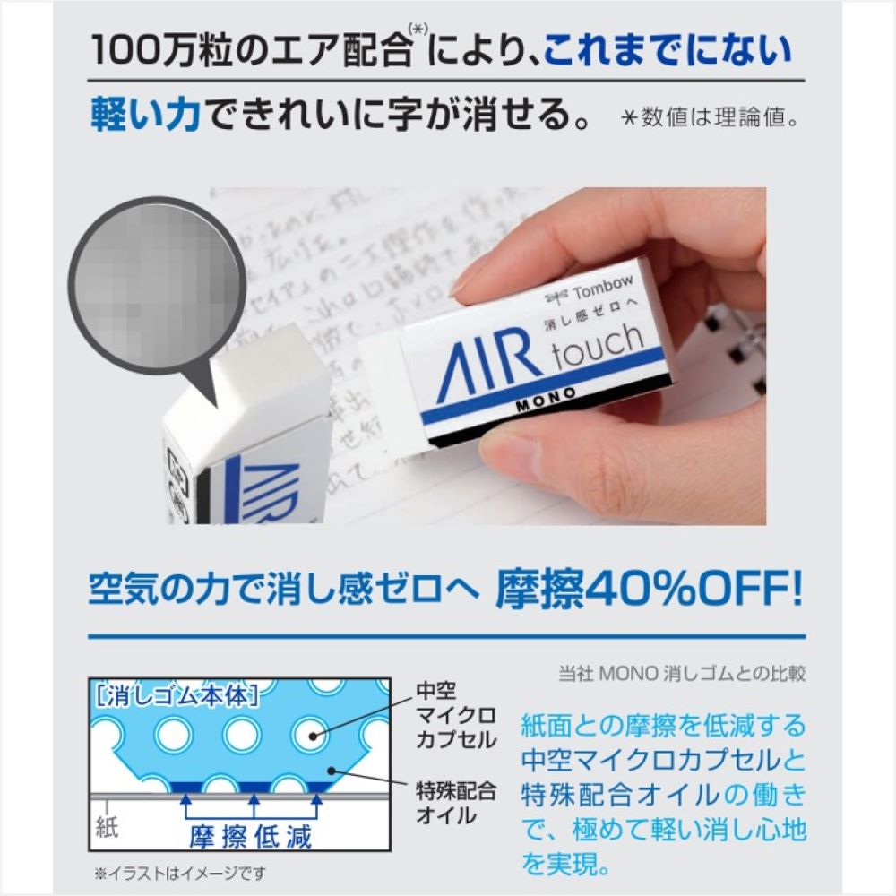 消しゴム モノエアタッチ EL‐AT