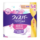 P&G ウィスパー うすさら吸水 吸水ケア 吸水ナプキン 50cc 大容量 54枚 【6個セット】