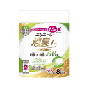大王製紙 エリエール消臭+トイレットティシュー芯からほのかに香るナチュラルクリアの香りコンパクト ダブル 8ロール 【8個セット】