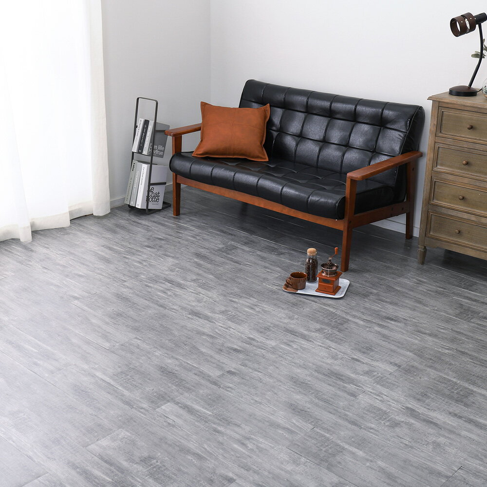 貼ってはがせる ウッド調フロアタイル メーカー直送 ▼ 返品・キャンセル不可【他商品との同時購入不可】