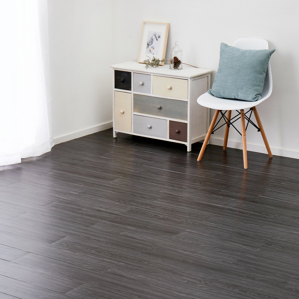 貼ってはがせる ウッド調フロアタイル メーカー直送 ▼ 返品・キャンセル不可【他商品との同時購入不可】