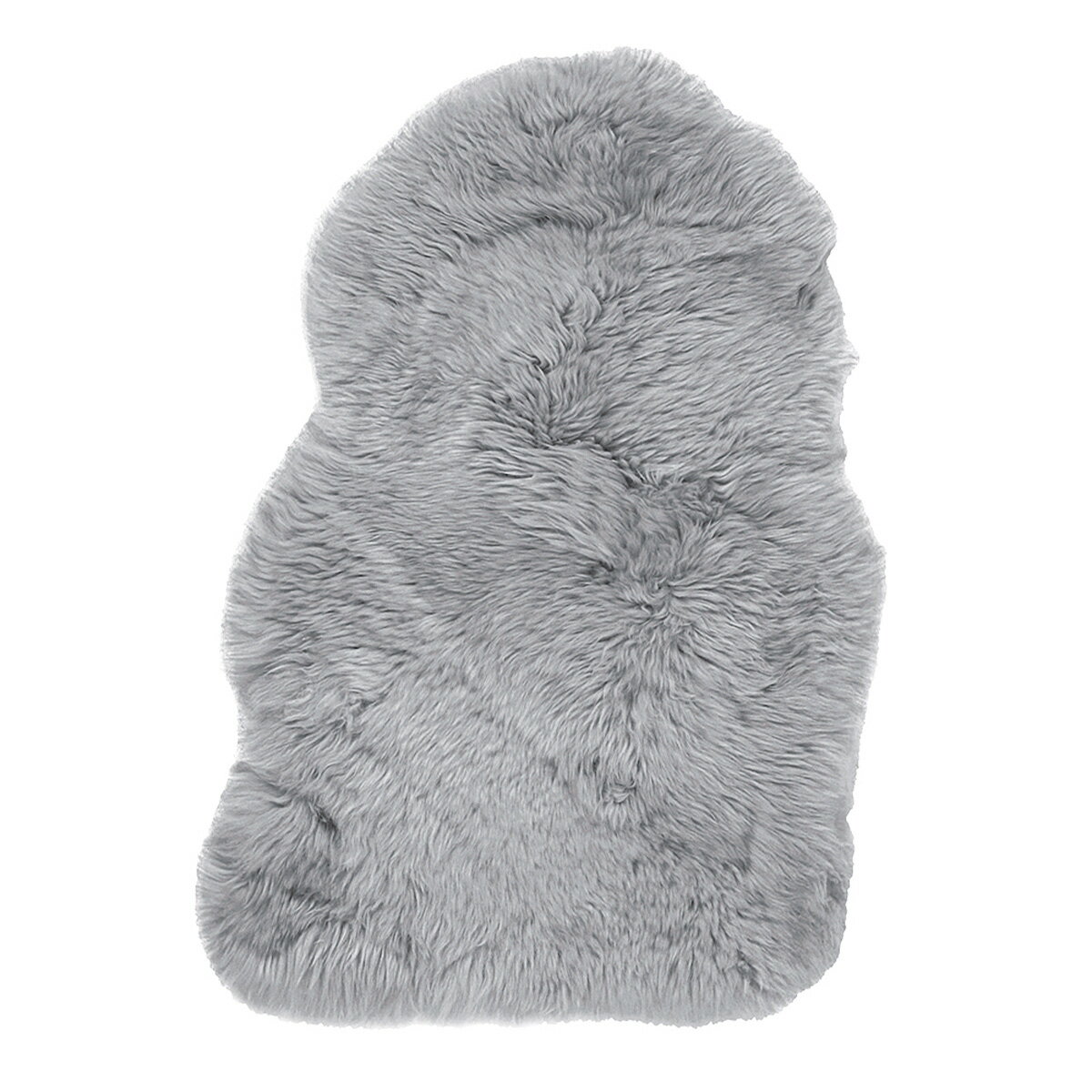 可愛い ムートンフリース 60x90cm M-511 グレー メーカー直送 ▼返品・キャンセル不可【他商品との同時購入不可】