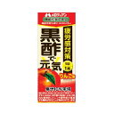 ◆【機能性表示食品】メロディアン 黒酢で元気 りんご味 200ml 【12個セット】