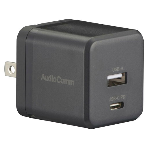 オーム電機 USBチャージャー 45WPD対応 USB-C+A 1個 オーム電機 USBチャージャー 45WPD対応 USB-C+A 1個