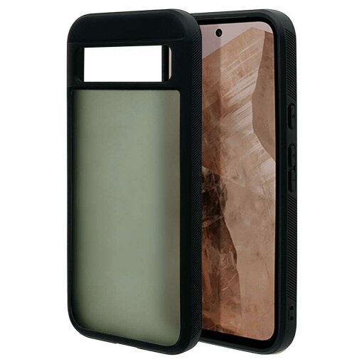 テレホンリース Google Pixel 8a ハイブリッドケース TPU×PC BK×FRBK 7911PXL8AHPBK 1個 テレホンリース Google Pixel 8a ハイブリッドケース TPU×PC BK×FRBK 7911PXL8AHPBK 1個