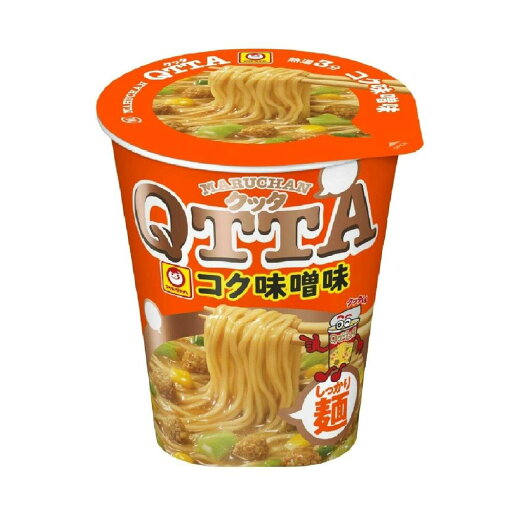 ◆東洋水産 MARUCHAN QTTA コク味噌味 82g 【12個セット】 ◆東洋水産 MARUCHAN QTTA コク味噌味 82g 【12個セット】