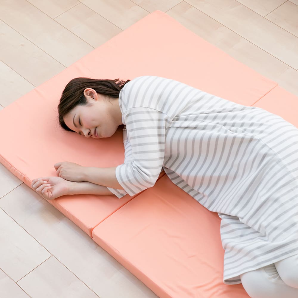 お試し4cmマットレス オレンジ シングル 【直送品】 返品・キャンセル・他商品と同時購入は不可