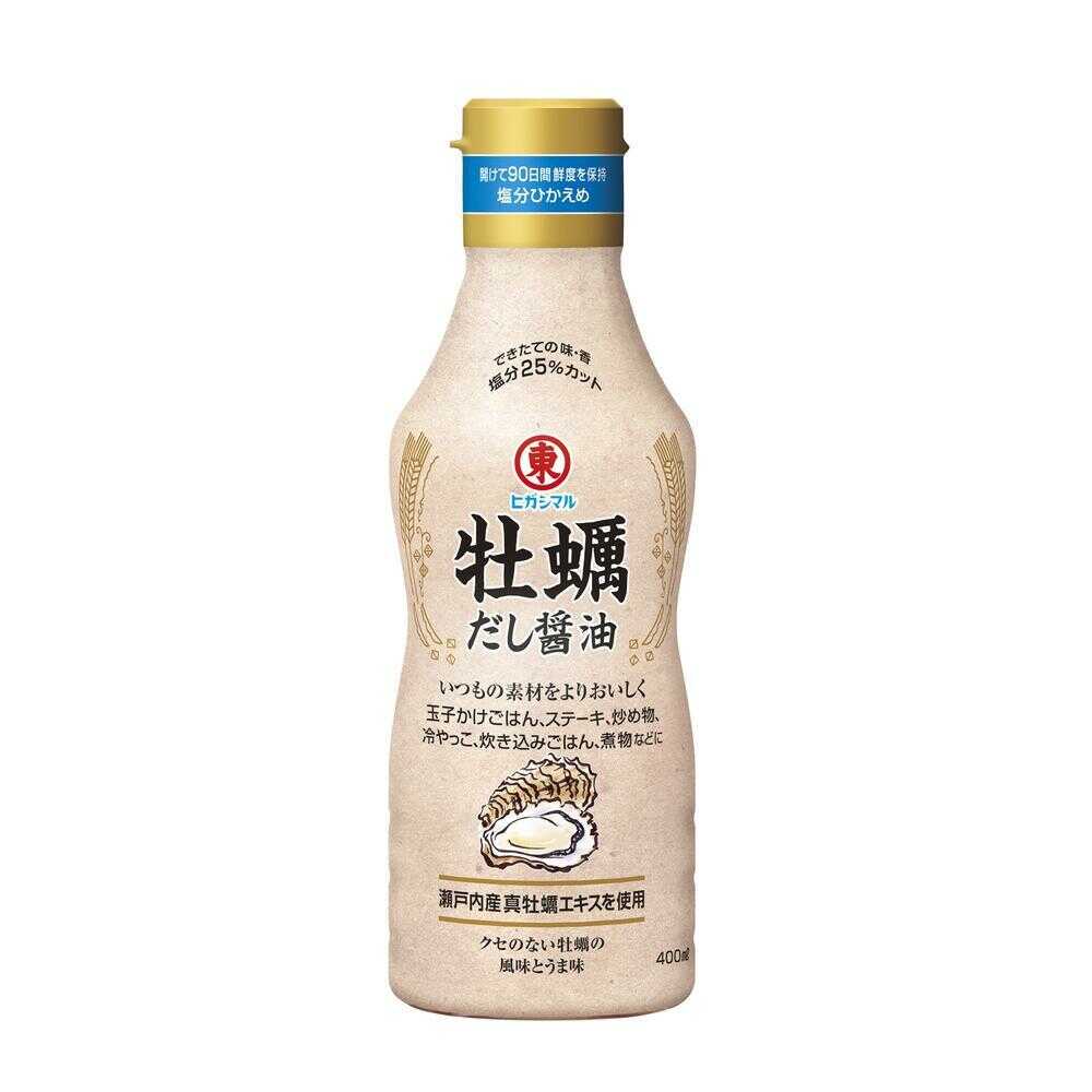 ◆ヒガシマル 牡蠣だし醤油 400ml 【12個セット】