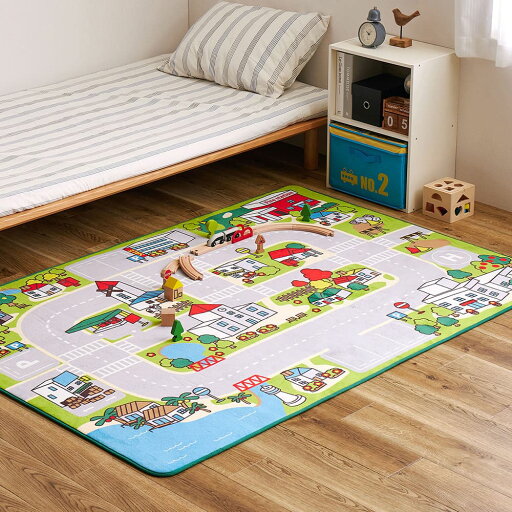 子供が遊べて洗えるキッズラグ ニュータウン2 メーカー直送 ▼返品・キャンセル不可【他商品との同時購入不可】 子供が遊べて洗えるキッズラグ ニュータウン2 メーカー直送 ▼返品・キャンセル不可【他商品との同時購入不可】