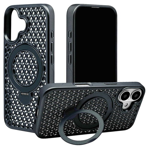 テレホンリース iPhone16 360°回転スタンド ミッドナイト 8302IP461ZSFMMN テレホンリース iPhone16 360°回転スタンド ミッドナイト 8302IP461ZSFMMN