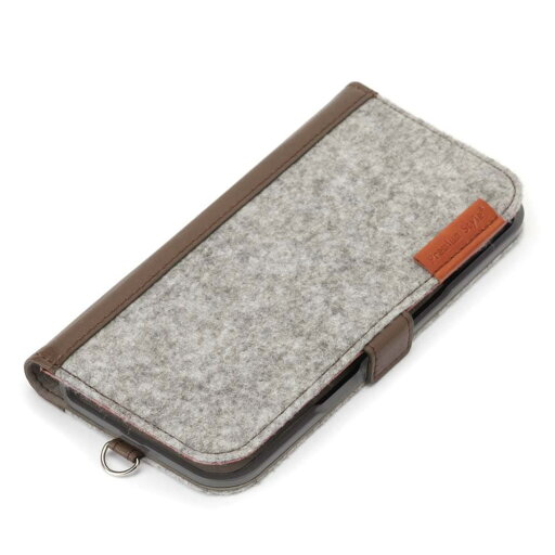 PGA iPhone16Pro用 フリップカバー フェルト/グレー 75g PGA iPhone16Pro用 フリップカバー フェルト/グレー 75g