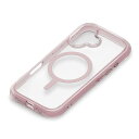 PGA iPhone16用 MagSafe対応 エアクッションケース サクラ PG-24AMGPTA03PK 41g