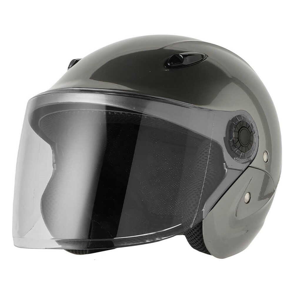 石野商会 セミジェットヘルメットXL チタンシルバー ISN21104TISV