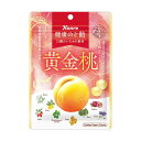 ◆カンロ 健康のど飴黄金桃 80g 【6個セット】