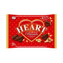 ◆不二家 ハートチョコレート ピーナッツ 15枚 【18個セット】★夏季限定クール便のみ。配送料300円込みのお値段です。