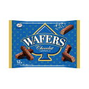 ◆不二家 ショコラウェファース 袋 12本 【18個セット】★夏季限定クール便のみ。配送料300円込みのお値段です。