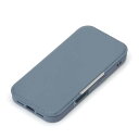 PGA iPhone 16 Pro用 ガラスフリップケース ブルー PG-24BGF03BL 70g(2)