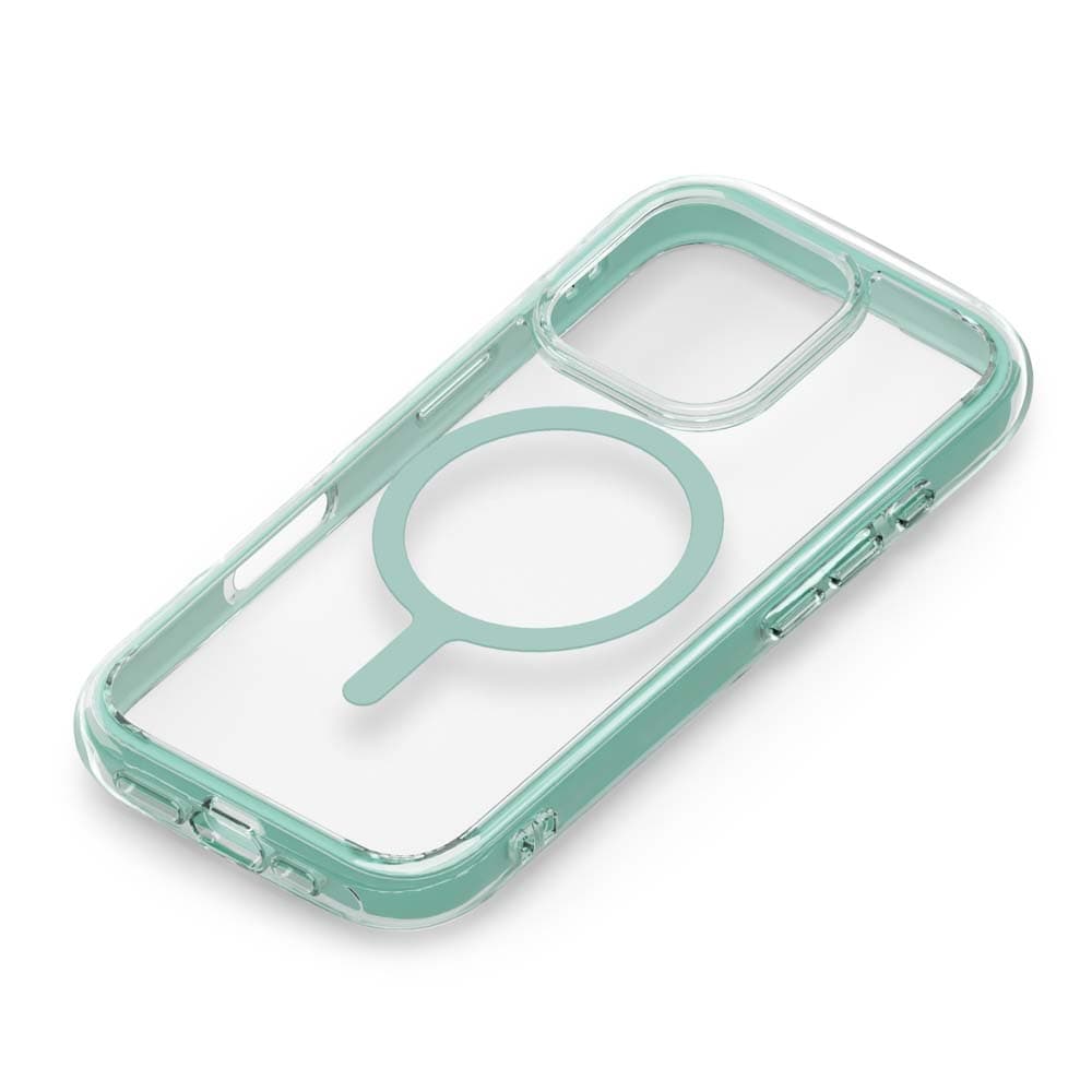 PGA iPhone 16 Pro用 MagSafe対応 エアクッションケース ミント PG-24BMGPTA04GR 41g