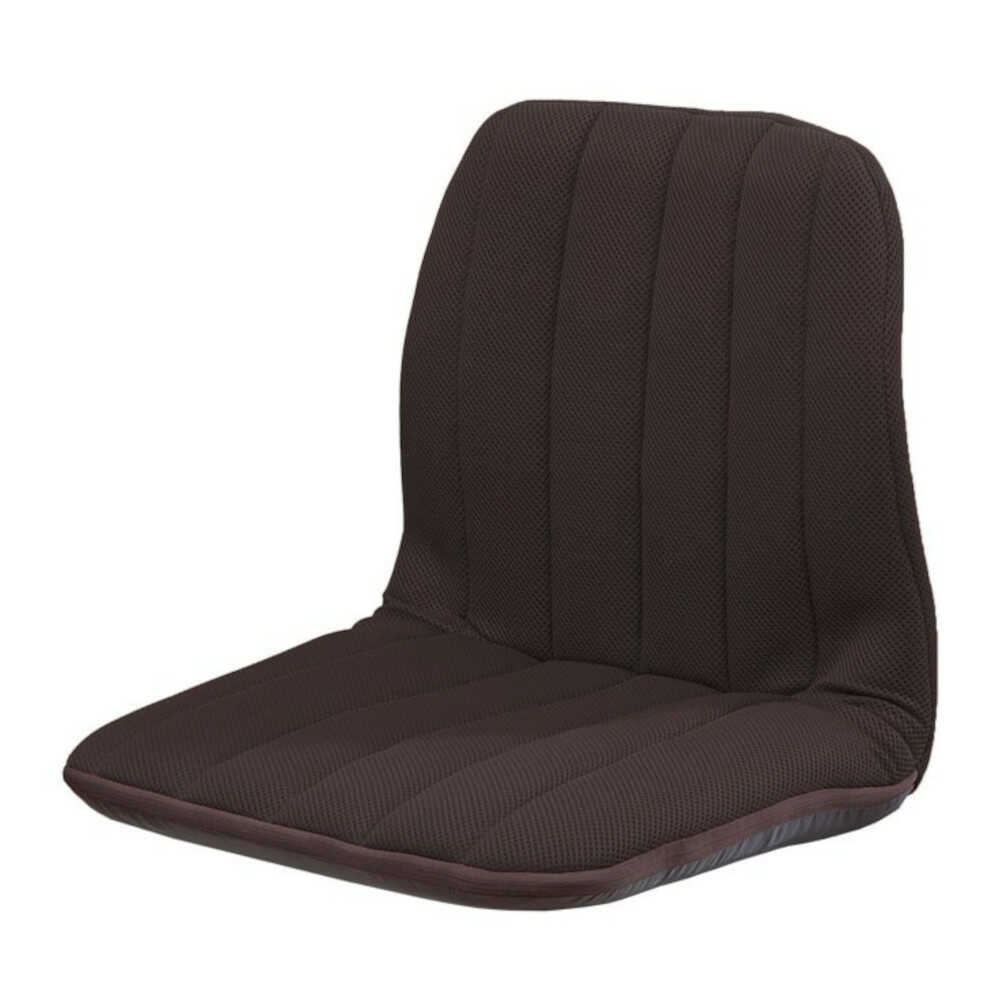 背筋サポートリクライニングチェア Dブラウン[0437610] メーカー直送 ▼返品・キャンセル不可【他商品との同時購入不可】