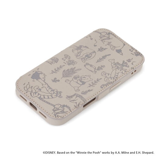 PGA iPhone 16 Pro用 ガラスフリップケース くまのプーさん PG-D24BGF04POO 70g PGA iPhone 16 Pro用 ガラスフリップケース くまのプーさん PG-D24BGF04POO 70g