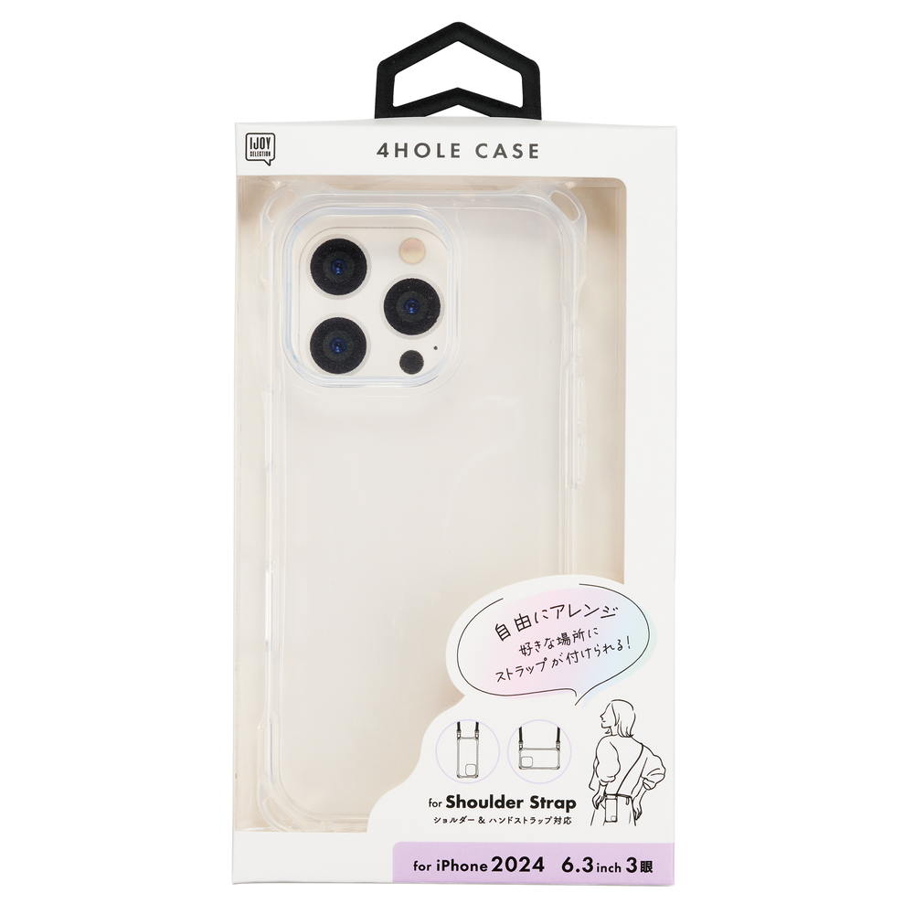 サンクレスト iPhone16 Pro 4ホールケース クリア i38RiJS01 30g