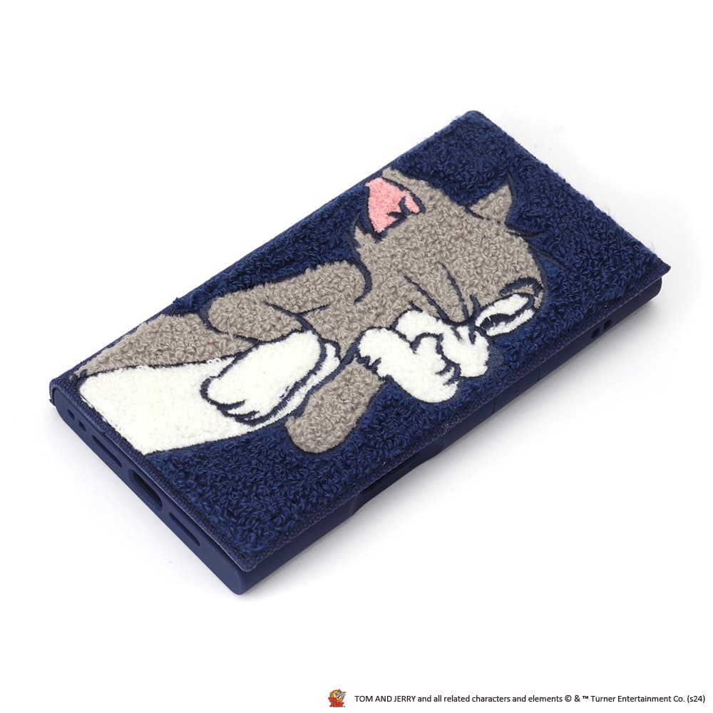 PGA iPhone 16 Pro用 クリアフリップケース(サガラ刺繍) トム PG-W24BCF01TOM