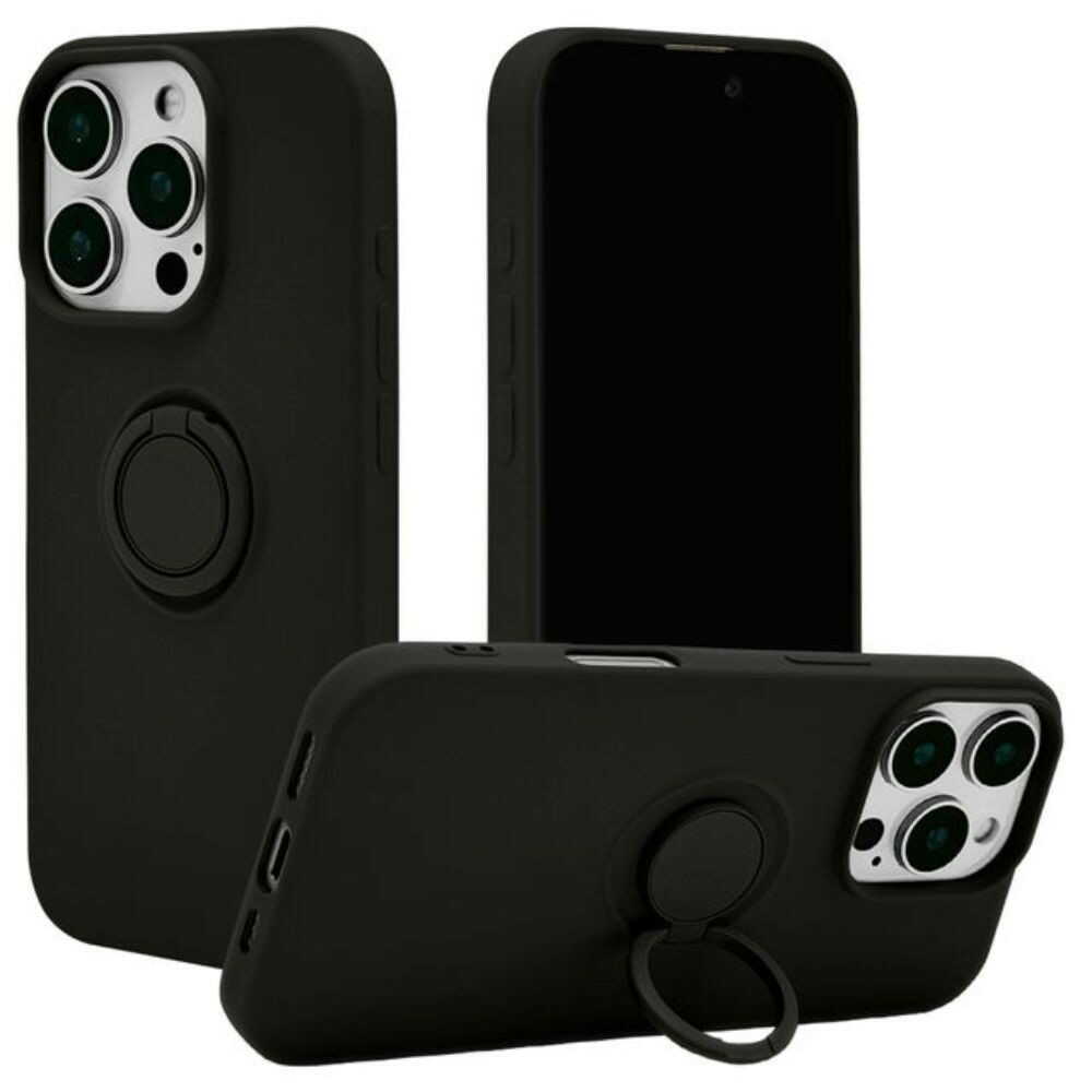 テレホンリース iPhone16Pro ケース カバー ブラック