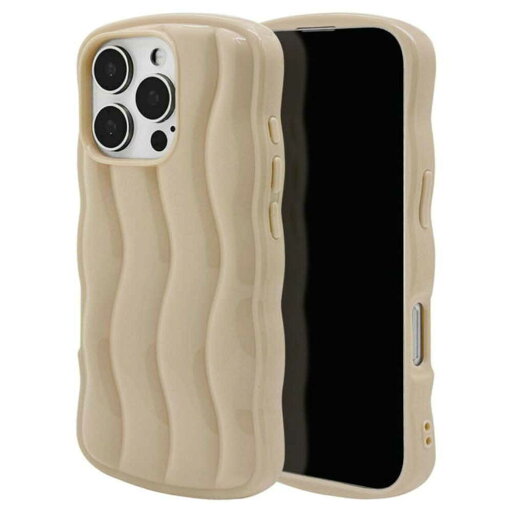 テレホンリース iPhone16Pro ソフトケース TPU ベージュ テレホンリース iPhone16Pro ソフトケース TPU ベージュ