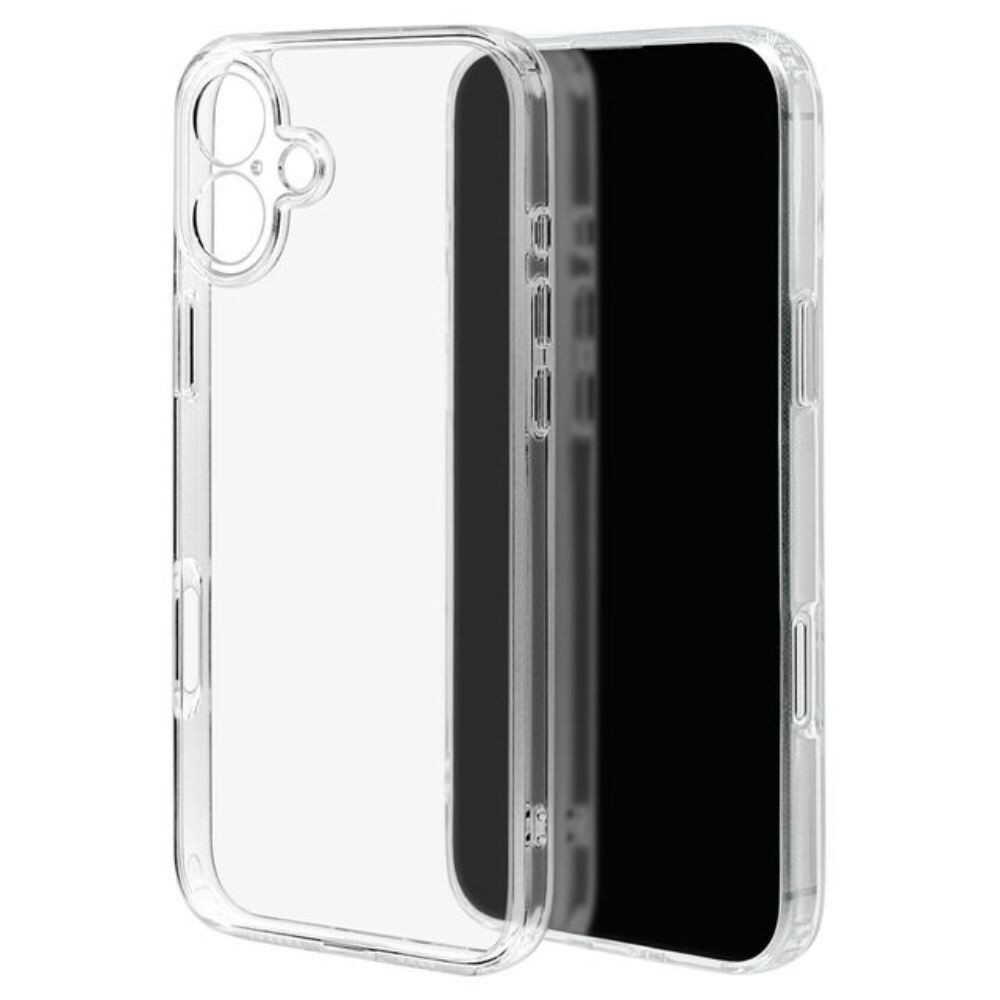 テレホンリース iPhone16Plus RHINOX MIL規格 クリア TPU ワイヤレス充電対応