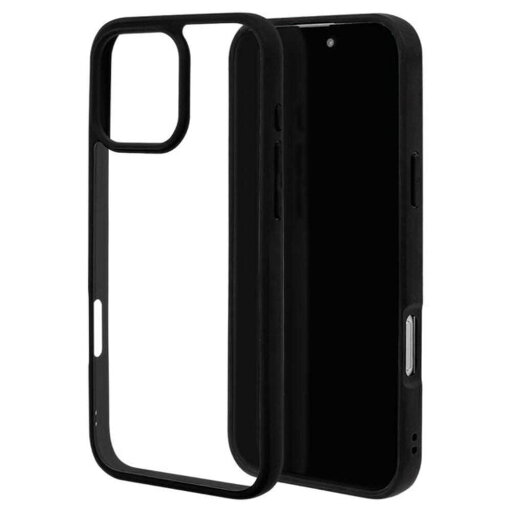 テレホンリース iPhone16ProMax ケースカバー RHINOX ブラック×クリア テレホンリース iPhone16ProMax ケースカバー RHINOX ブラック×クリア