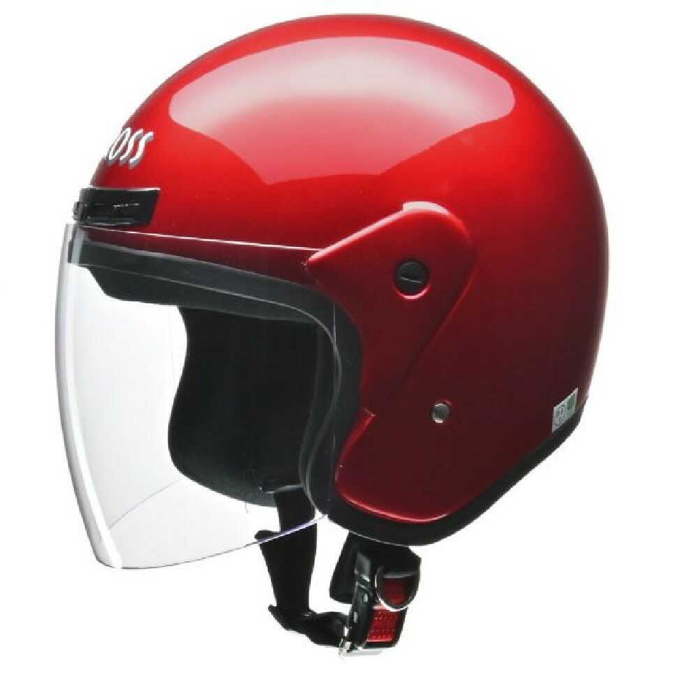 リ−ド工業 CROSS ジェットヘルメット キャンディレッド フリ− CR720CRE