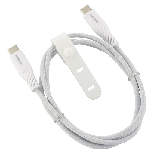 オーム電機 さらさらUSBケーブル C-C 1m オーム電機 さらさらUSBケーブル C-C 1m