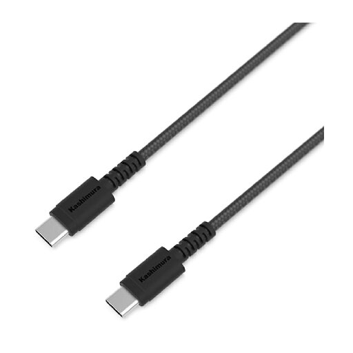 カシムラ USB充電&同期C-Cケーブル2m STRONG BK AJ664 カシムラ USB充電&同期C-Cケーブル2m STRONG BK AJ664