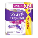 P&G ウィスパー うすさら安心 1枚で安心 220cc 24枚