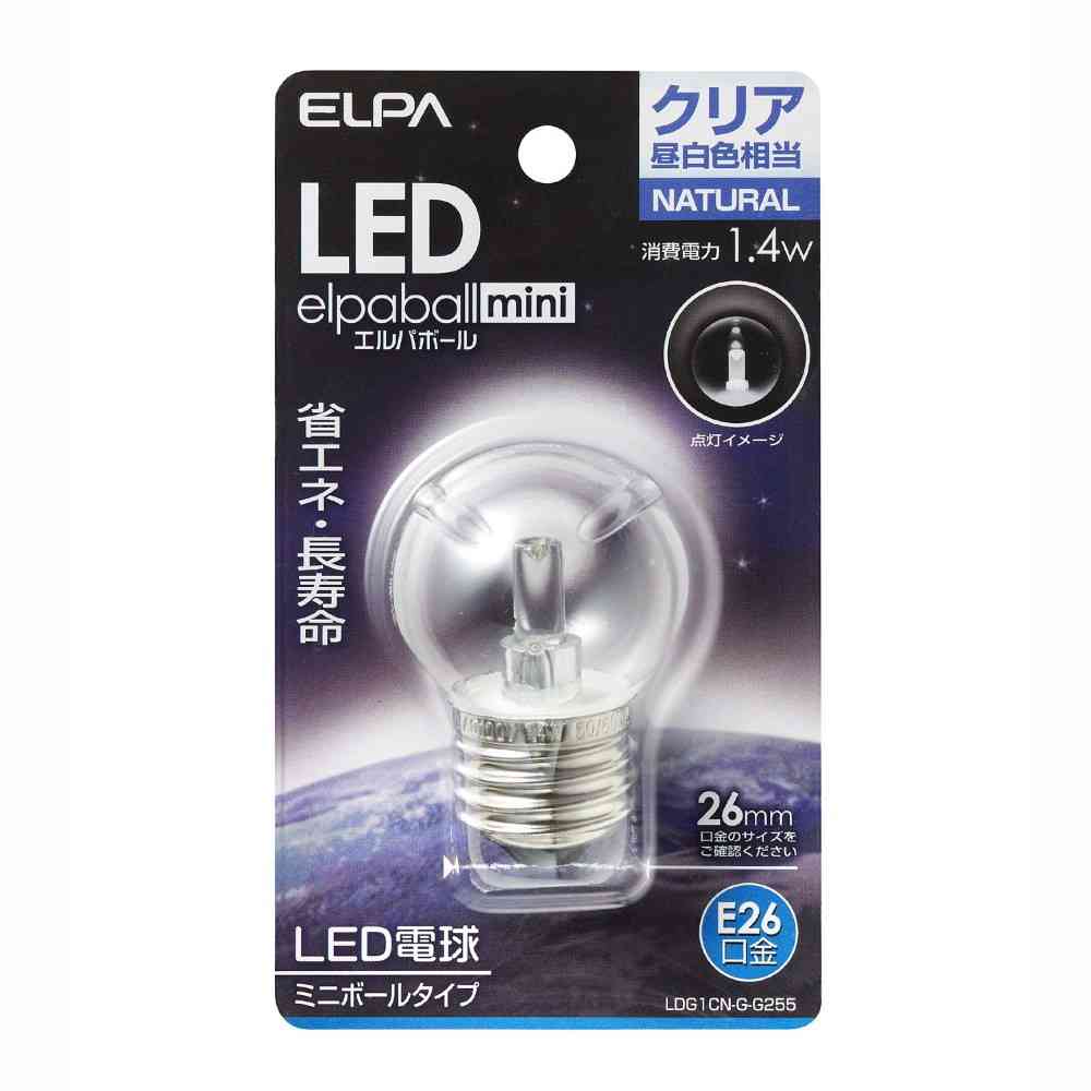 Other - エルパ ELPA LED装飾電球 G40形 長寿命 省エネ E26 LDG1CN-G-G255