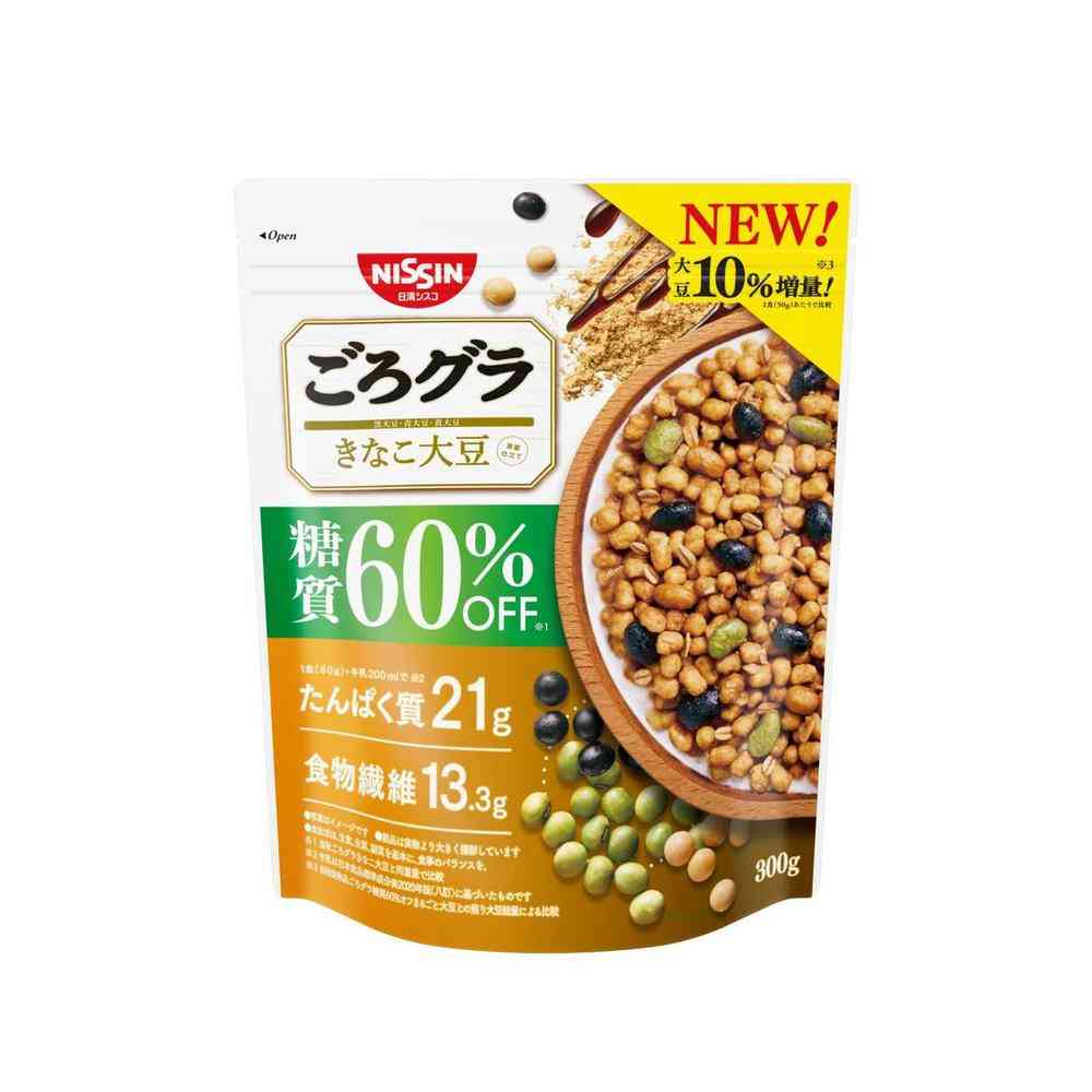 ◆シスコ ごろグラ 糖質60%オフ きなこ大豆 300g 【6個セット】