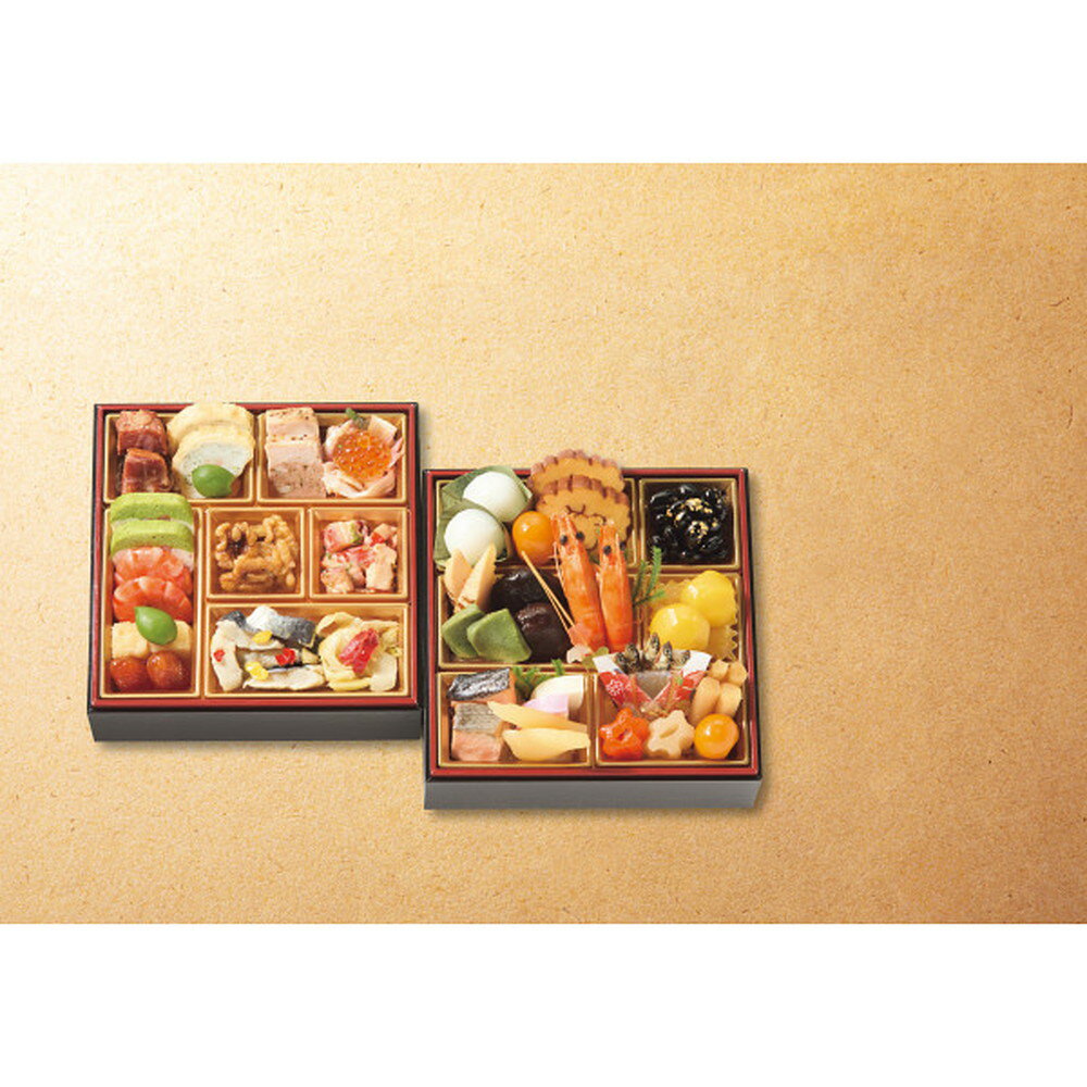 【ポイント5倍】◆【おせち限定】奥城崎シーサイドホテル二段重◇ メーカー直送 ▼返品・キャンセル不可【他商品との同時購入不可】