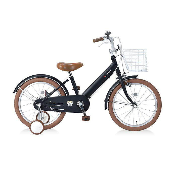 幼児用自転車 18インチ かご・補助輪付き MD-18 メーカー直送▼返品・キャンセル不可【他商品との同時購入不可】