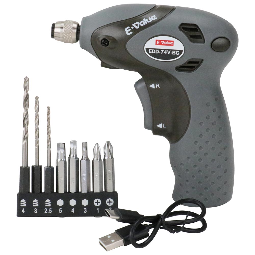 充電ドリルドライバー7.4V EDD-74V-BG メーカー直送 ▼返品・キャンセル不可【他商品との同時購入不可】