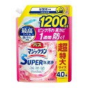 花王 バスマジックリン泡立ちスプレー SUPERCLEAN アロマローズの香り つめかえ用 1200ml