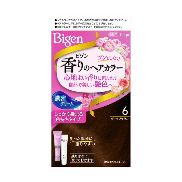【医薬部外品】ビゲン 香りのヘアカラークリーム（新）6 40g＋40g