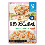 ◆和光堂 具たっぷりグーグーキッチン 根菜ときのこの鯛めし 9か月頃〜 80g【3個セット】