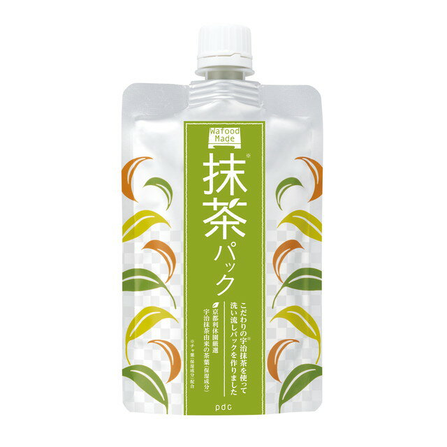 ■商品名(製品名） ワフードメイド　宇治抹茶パック■内容量 170g■商品説明（製品の特徴） ●キメの整ったつるり肌に導く、厳選した宇治抹茶*配合の洗い流しパック。*チャ葉（保湿成分）■使用上の注意 ●お肌に異常が生じていないかよく注意して使用すること●お肌に合わないとき、即ち使用中、使用したお肌に直射日光があたって、赤み、はれ、かゆみ、刺激、色抜け（白斑等）や黒ずみ等の異常が出たら使用を中止し、皮フ科専門医等へ相談すること●傷や湿疹等、異常のある部位には使用しないこと●目に入らないように注意し、入ったときはこすらず洗い流し、つぶ等の違和感が残る場合は眼科医に相談すること●本品が、金属製のフレームや指輪等とこすれて黒く見える場合がありますが、お肌には影響ありません●使用後はしっかりとキャップをしめ、極端に高温、または低温、直射日光のあたる所、乳幼児の手が届く所には置かないこと■成分・分量 水、BG、ペンチレングリコール、パルミチン酸エチルヘキシル、デシルグルコシド、（アクリル酸Na／アクリロイルジメチルタウリンNa）コポリマー、ベヘニルアルコール、イソヘキサデカン、チャ葉、チャ葉エキス、テトラヘキシルデカン酸アスコルビル、サトウキビエキス、カンゾウ根エキス、サッカロミセス／ハトムギ種子発酵液、ナットウガム、アーチチョーク葉エキス、ユズ種子エキス、キュウリ果実エキス、サポニン、乳酸桿菌／豆乳発酵液、（サッカロミセス／キシリヌム）／紅茶発酵物、乳酸桿菌／ワサビ根発酵エキス、乳酸桿菌発酵液、ジラウロイルグルタミン酸リシンNa、グリセリン、トリポリヒドロキシステアリン酸ジペンタエリスリチル、オキシベンゾン−4、エタノール、クエン酸Na、クエン酸、シリカ、アルミナ、トコフェロール、イソステアリン酸PEG−50水添ヒマシ油、ポリソルベート80、ステアロイルメチルタウリンNa、ステアリン酸ポリグリセリル−10、ヒドロキシプロピルグアーガム、アクリル酸Naグラフトデンプン、ヒドロキシエチルセルロース、酸化チタン、（クロロフィリン／銅）複合体、カラメル、黄5、緑3、フェノキシエタノール、香料■問合せ先 株式会社pdc電話番号：0120‐127131月〜金曜日 9:30〜17:30（土日祝日を除く）■製造販売会社（メーカー） 株式会社pdc■販売会社(発売元） 株式会社pdc■原産国 日本■リスク区分（商品区分） 化粧品■広告文責 株式会社サンドラッグ電話番号:0120‐009‐368■JANコード 4961989409245■ブランド Wafood Made※パッケージ・デザイン等は、予告なしに変更される場合がありますので、予めご了承ください。※お届け地域によっては、表記されている日数よりもお届けにお時間を頂く場合がございます。